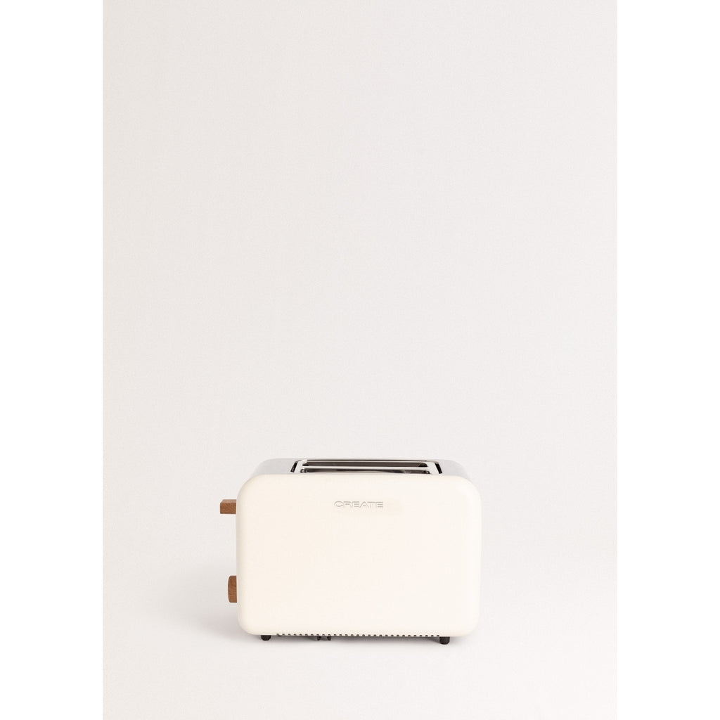 Pack - Petit Grille-Pain Toast Retro + Grande Bouilloire 1,7L Kettle Retro - Blanc Cassé