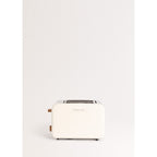 Pack - Petit Grille-Pain Toast Retro + Grande Bouilloire 1,7L Kettle Retro - Blanc Cassé