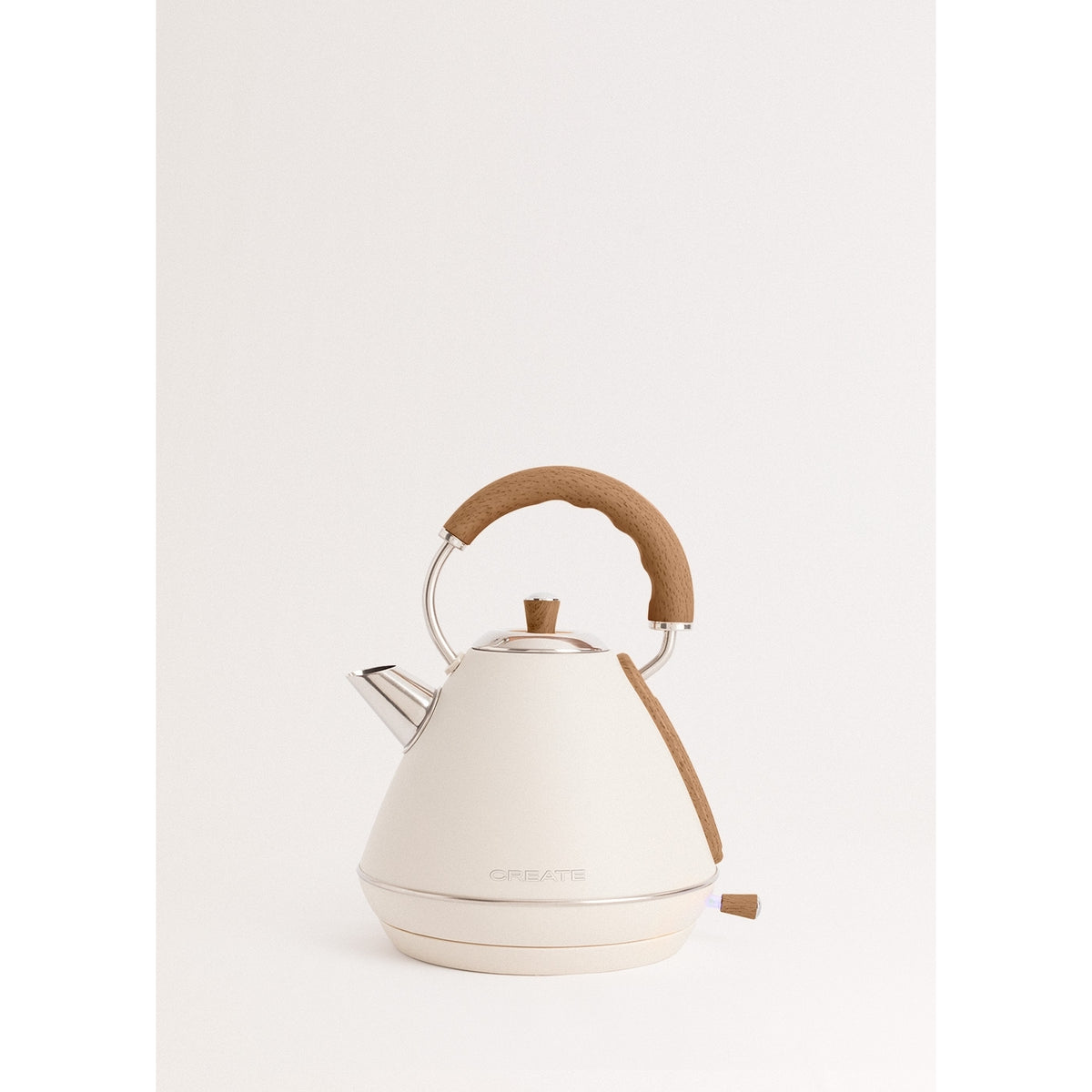 Pack - Petit Grille-Pain Toast Retro + Grande Bouilloire 1,7L Kettle Retro - Blanc Cassé