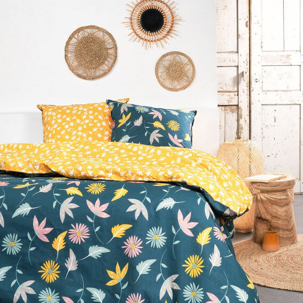 Sunshine - Parure De Lit Motif 11.42 - Bleu