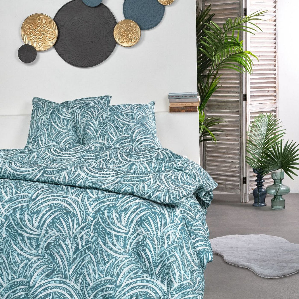 Sunshine - Parure De Lit Motif 11.46 - Bleu