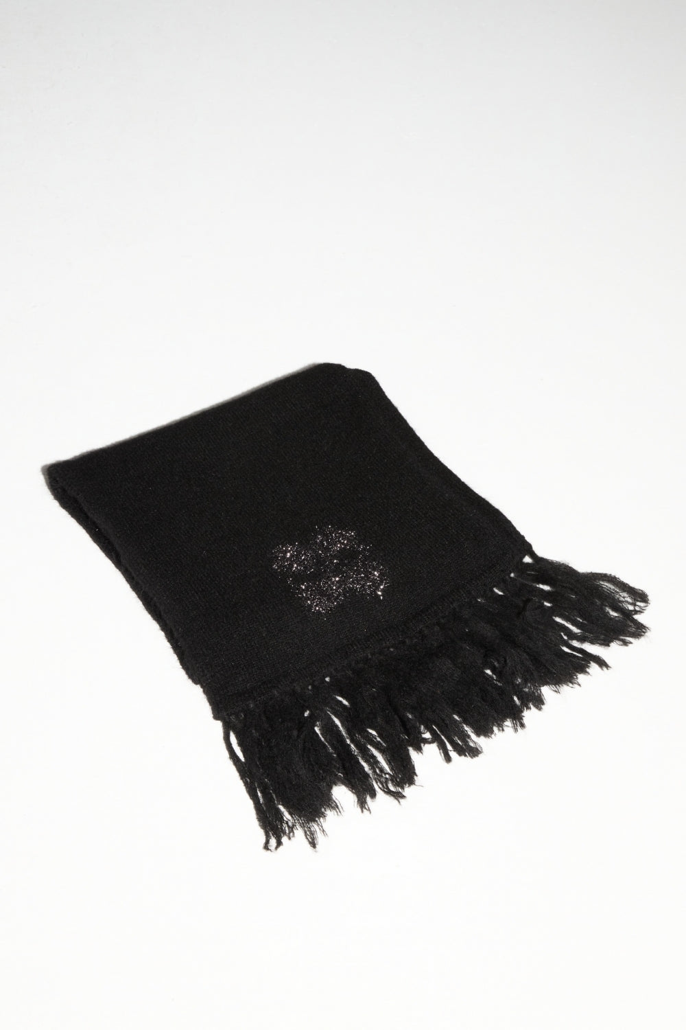 Chill Black Scarf 100% Extra Virgin Wool Made In Portugal