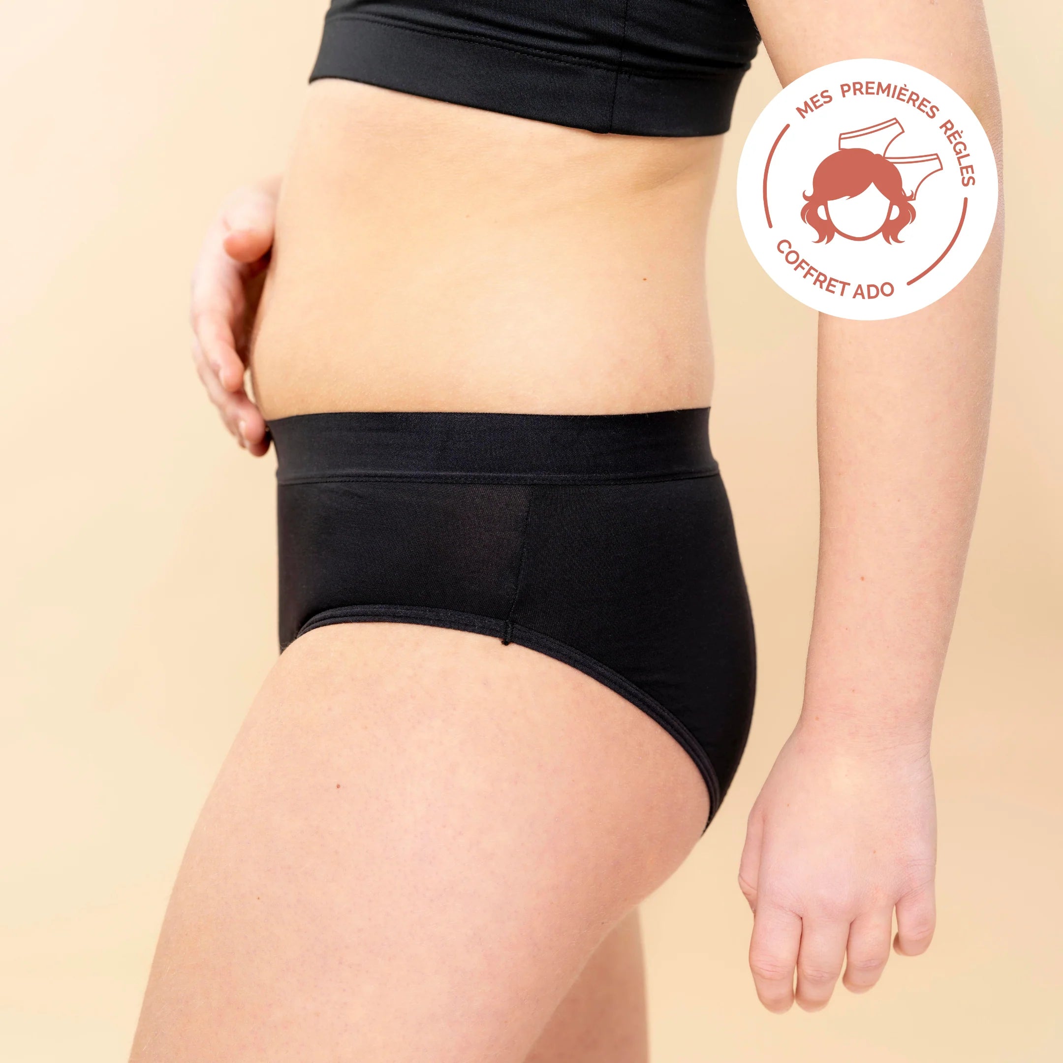 Volga: Mi primer período - Bragas menstruales de flujo medio - 3XS a XL