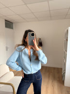 Léonie Wool Knit Ice Blue