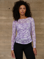Top Lila Mesh