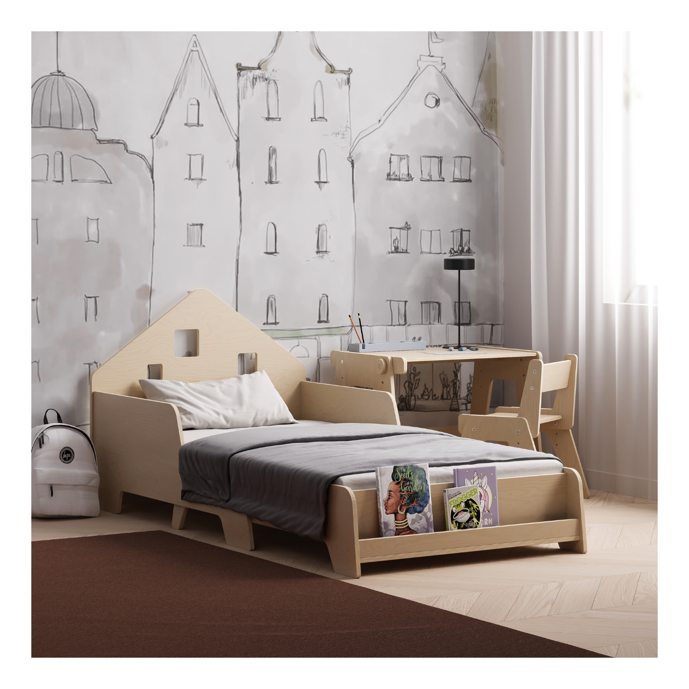 Extendable House Bed With LED Lighting