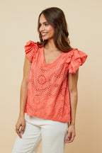 Top - Coral