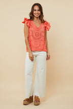 Top - Coral