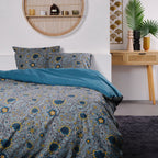 Sunshine - Parure De Lit Motif 13.27 - Bleu
