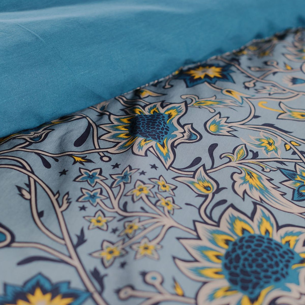 Sunshine - Parure De Lit Motif 13.27 - Bleu