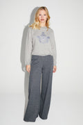 Pantalon Charlie Geo Blue Fabriqué En Italie - Bleu