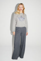 Pantalon Charlie Geo Blue Fabriqué En Italie - Bleu