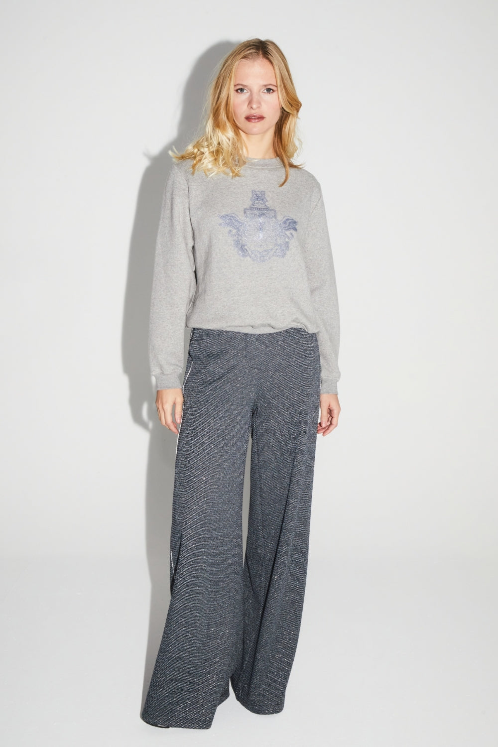 Pantalon Charlie Geo Blue Fabriqué En Italie - Bleu