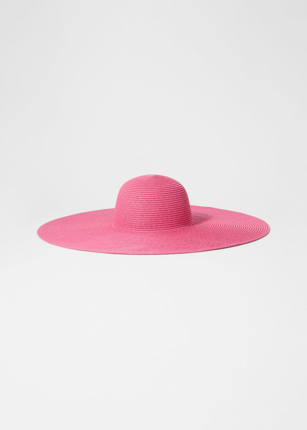 Chapeau Parma Surdimensionné En Paille - Rose