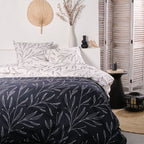 Sunshine - Parure De Lit Motif 13.28 - Noir