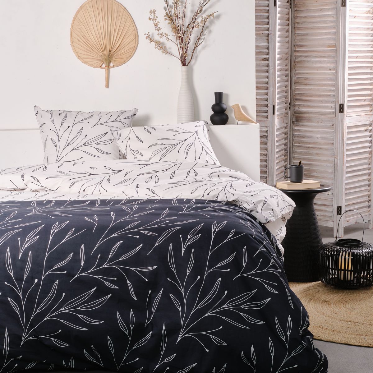 Sunshine - Parure De Lit Motif 13.28 - Noir