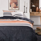 Sunshine - Parure De Lit Motif 13.30 - Noir