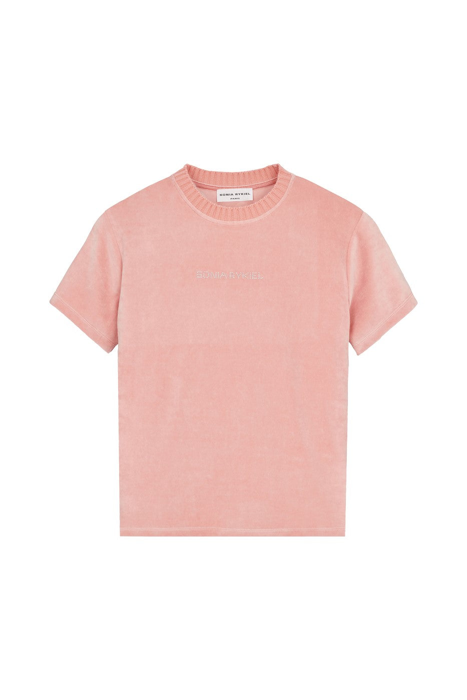 Rykiel Rose Velvet T-Shirt - Women