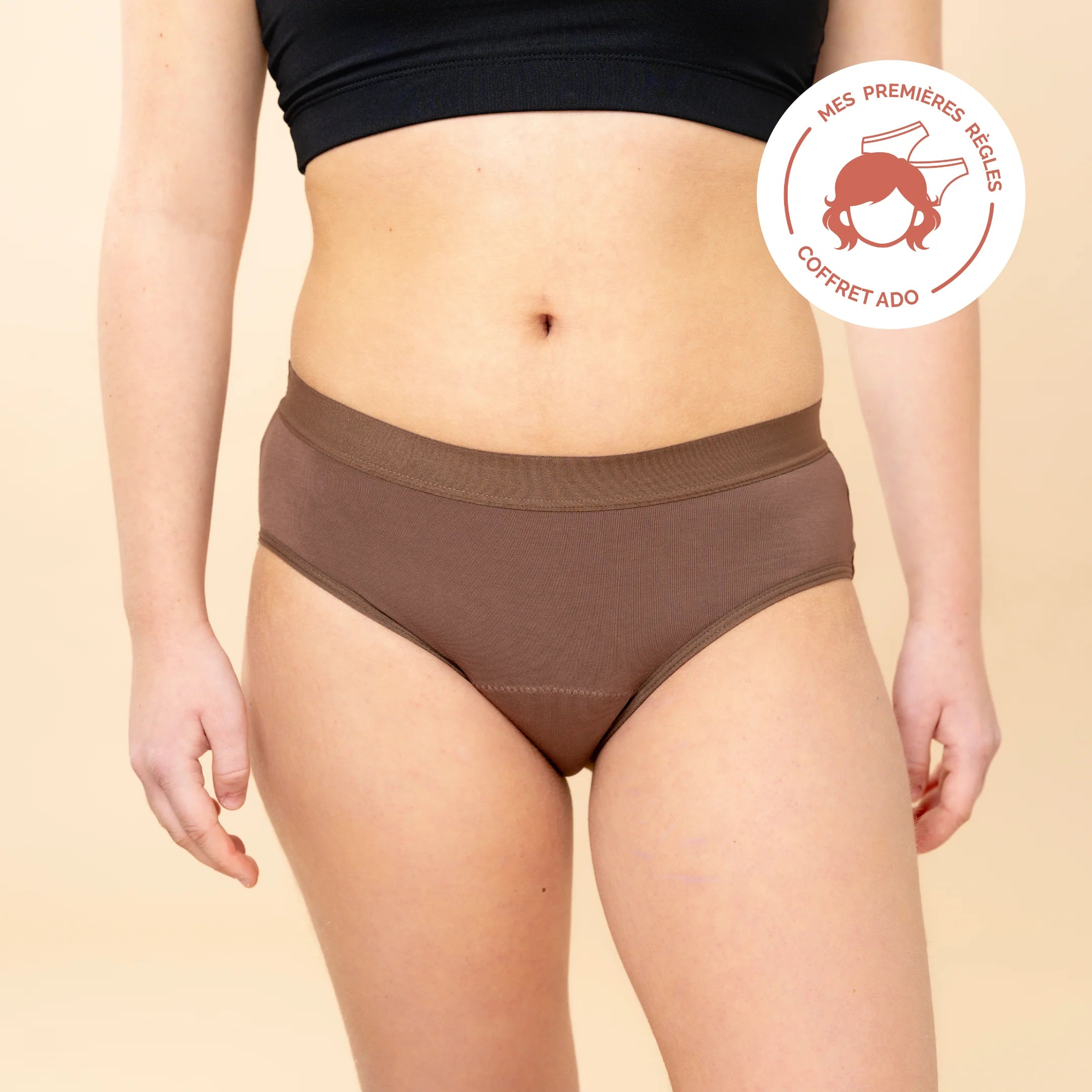 Volga: Mi primer período - Bragas menstruales de flujo medio - 3XS a XL