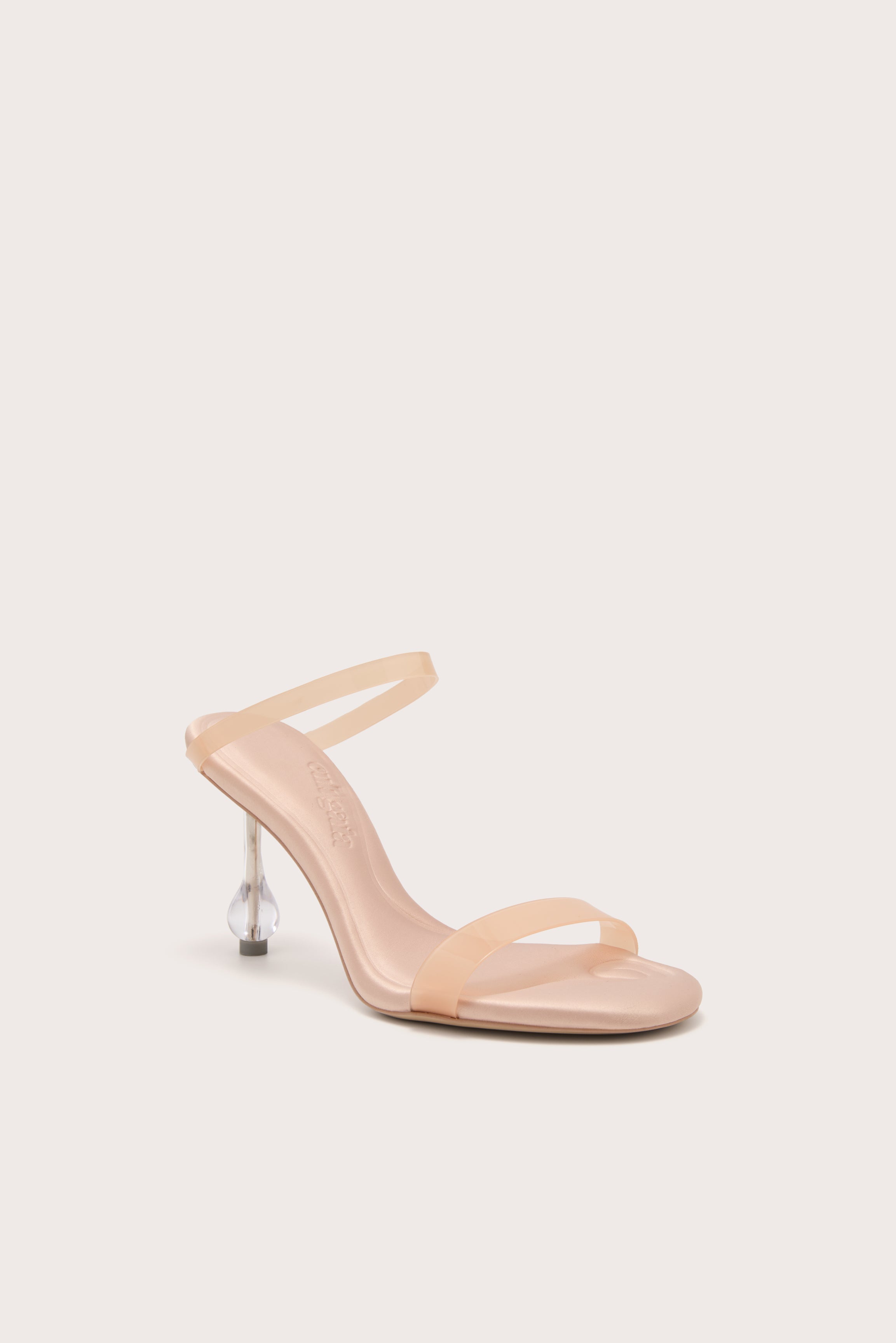 Sandalias de medio tacón - Desnudo