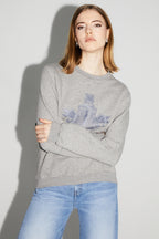 Bluza Eddie z Herbem Silver Wyprodukowana w Portugalii - Szary