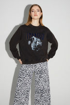 Eddie Black Tiger Sweatshirt Made In Portugal
