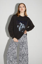Eddie Black Tiger Sweatshirt Made In Portugal