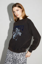 Eddie Black Tiger Sweatshirt Made In Portugal