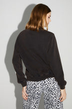 Eddie Black Tiger Sweatshirt Made In Portugal