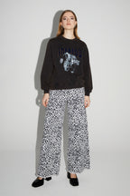Eddie Black Tiger Sweatshirt Made In Portugal