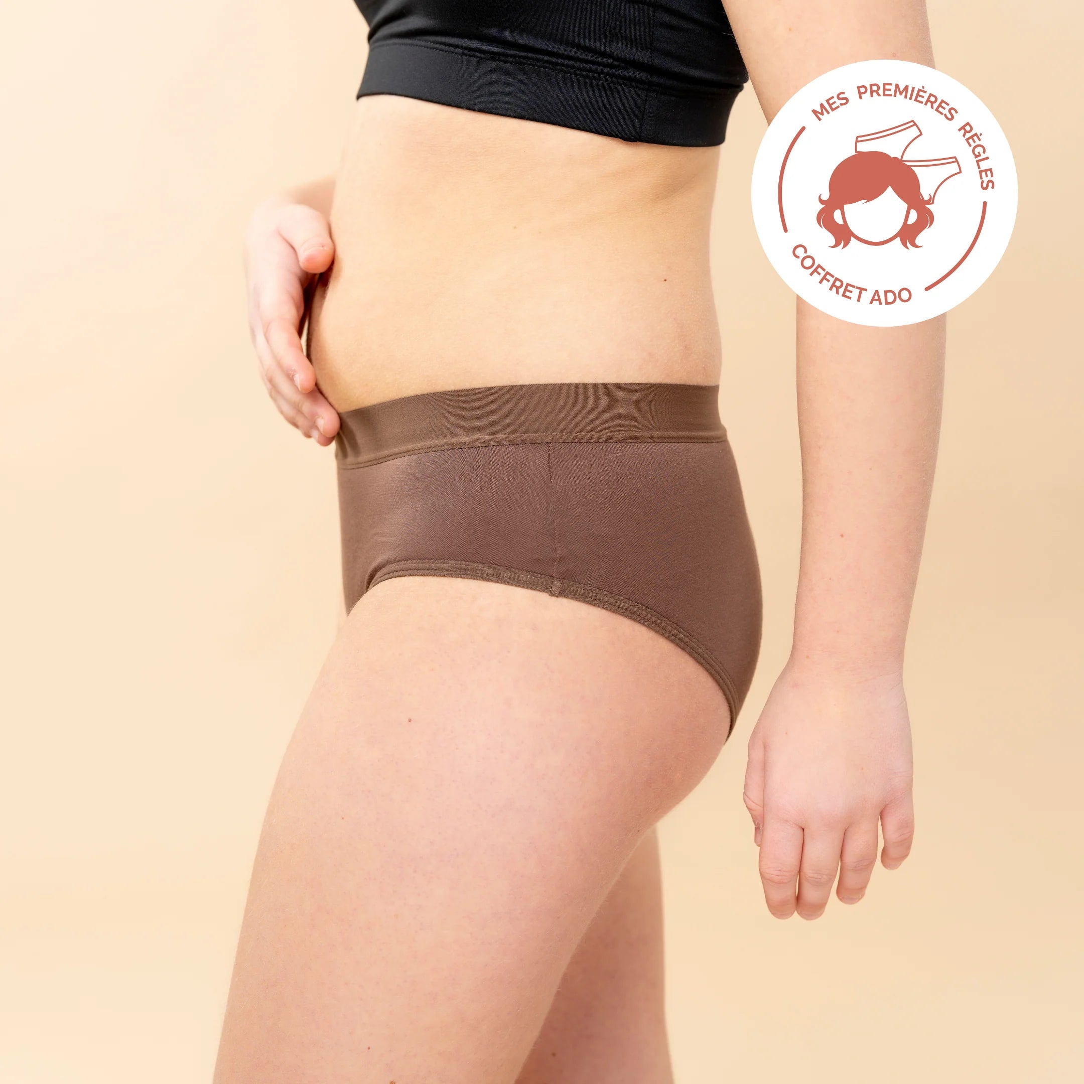 Volga: Mi primer período - Bragas menstruales de flujo medio - 3XS a XL