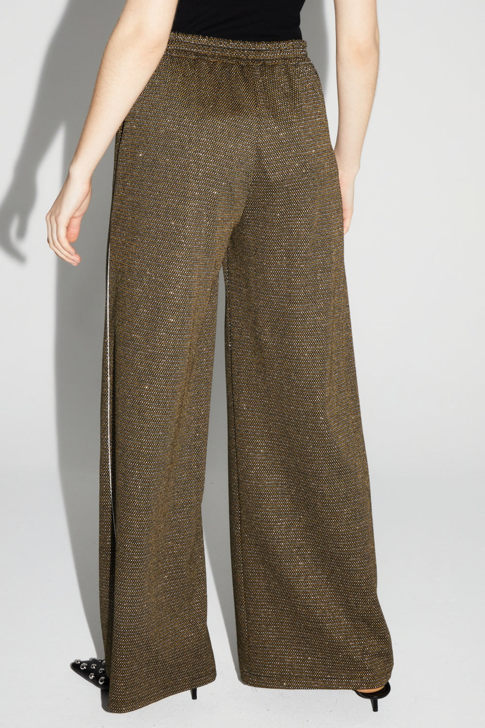 Charlie Geo Saffron Pants Made In Italy
