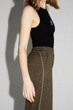 Charlie Geo Saffron Pants Made In Italy