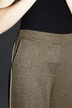 Charlie Geo Saffron Pants Made In Italy