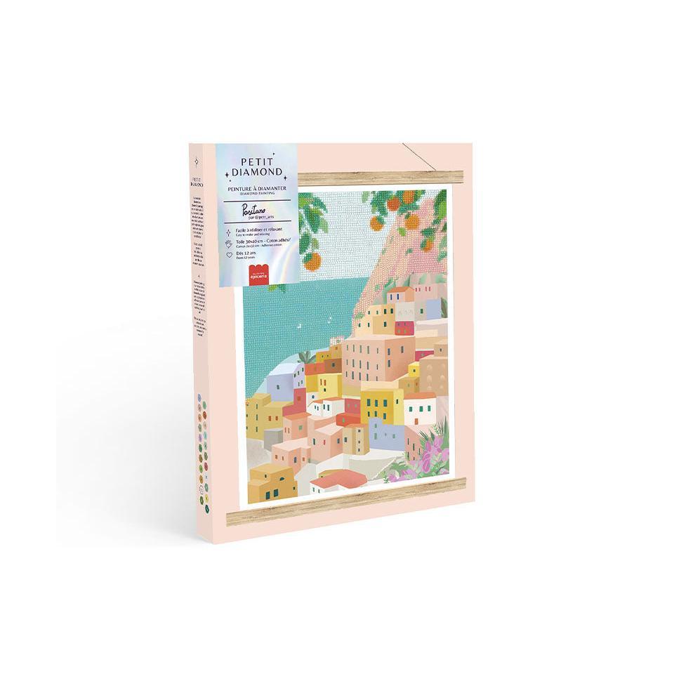 Coffret Petit Diamond - Diamond Painting Positano Par Petra Lidze