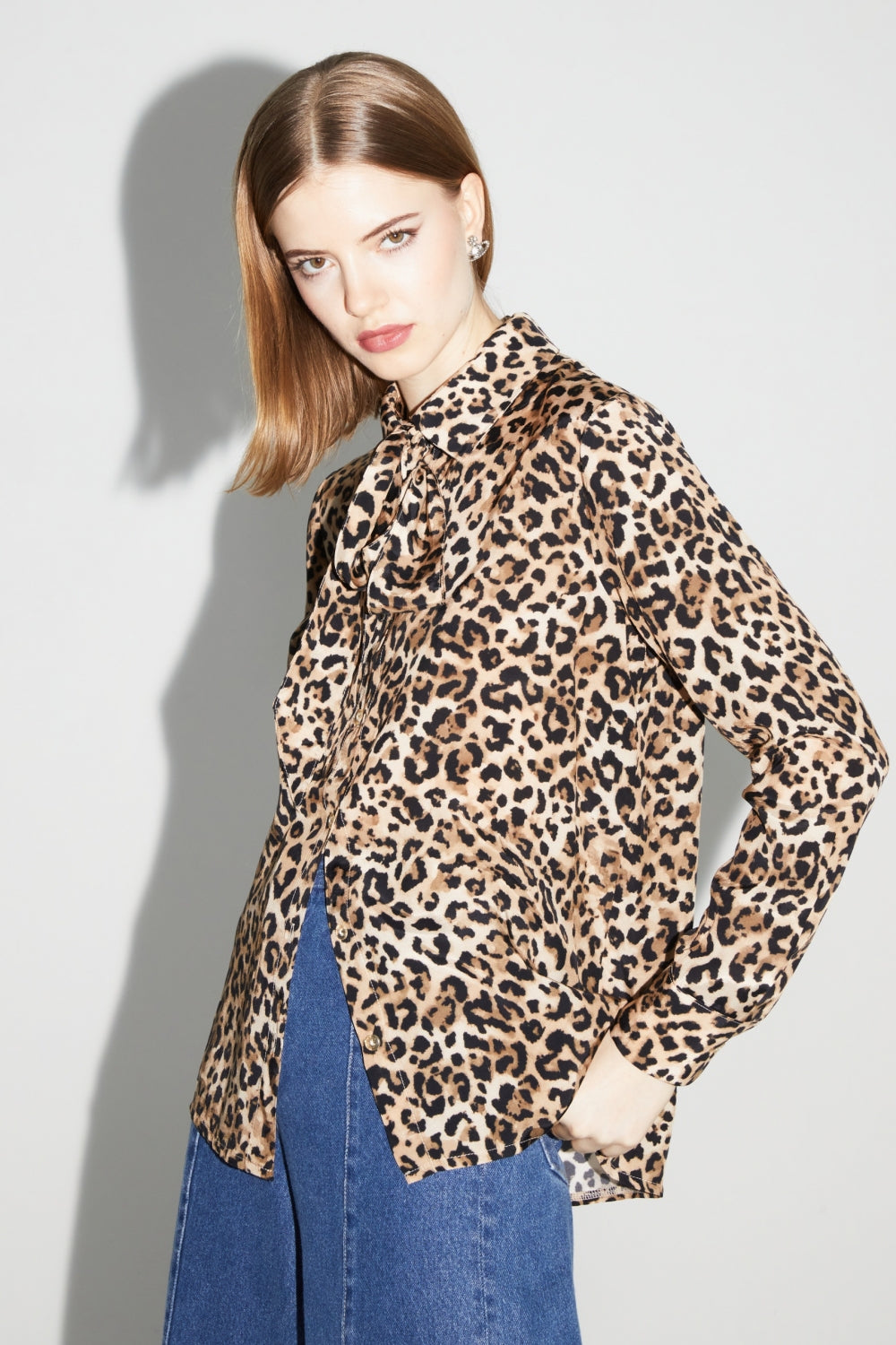 Leo Print Lou Shirt Made In Italy