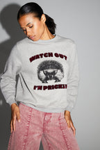 Sweatshirt Eddie Hérisson Prickly Hergestellt In Portugal - Weiß