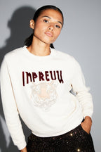 Sweatshirt Eddie Tigre Naturel Hergestellt In Portugal - Weiß