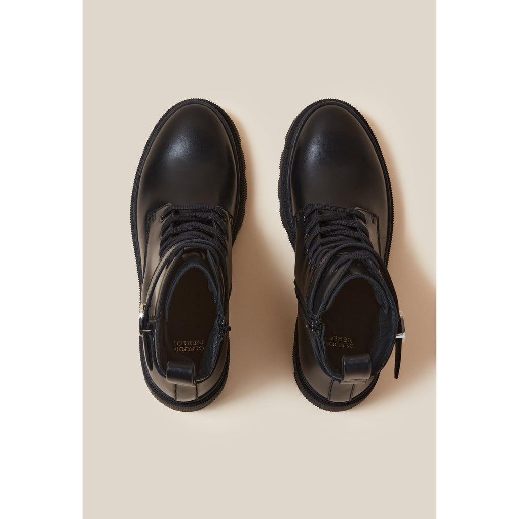 Claudie Pierlot - Bottines Rangers Cuir
