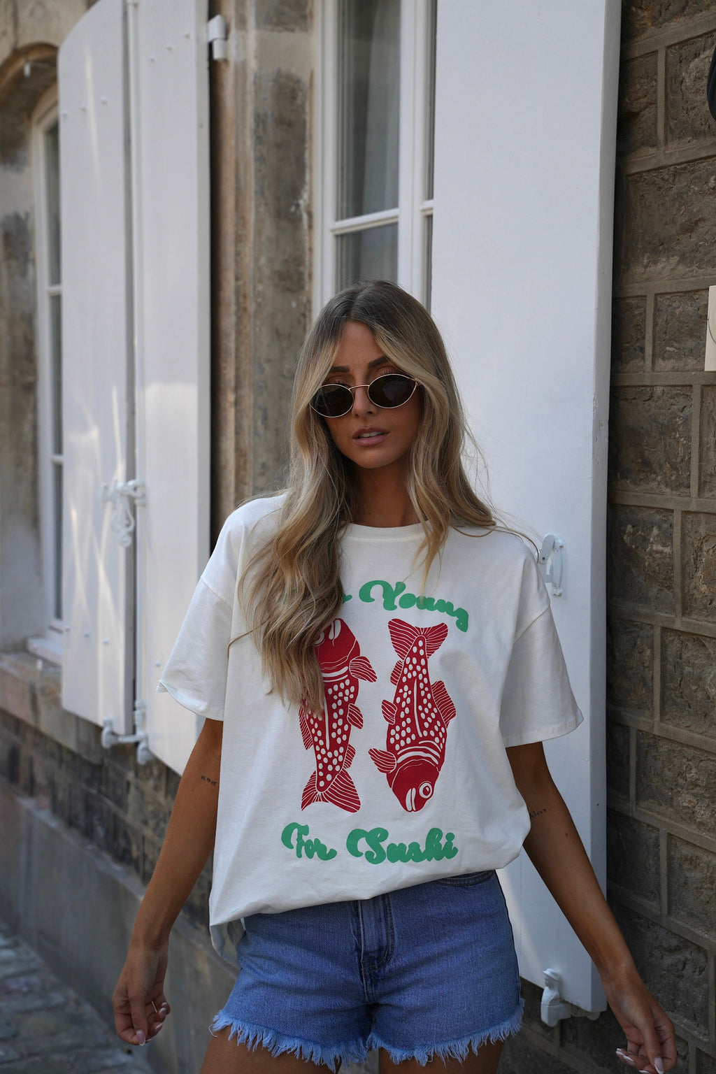 Mony Printed T-Shirt - White