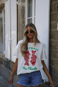 Mony Printed T-Shirt - White