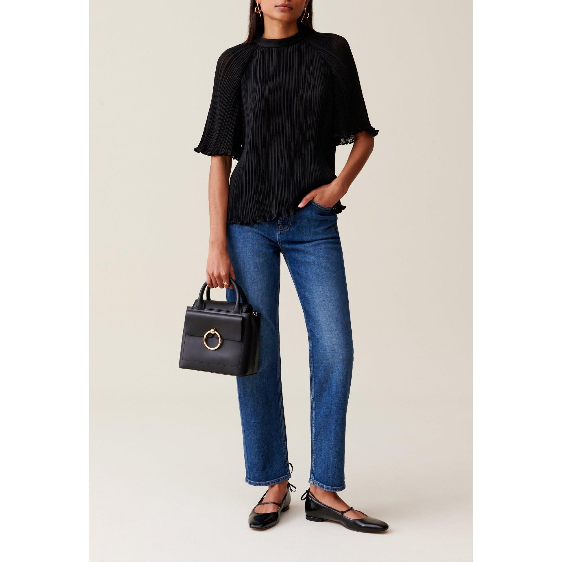 Fluid Pleated Top