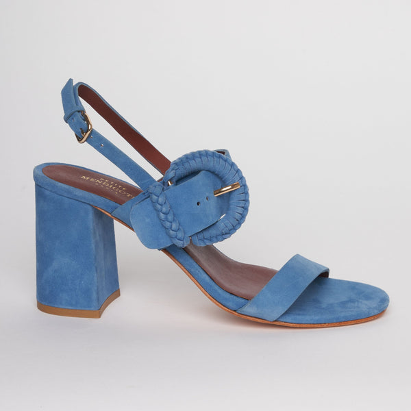 Carrie Heeled Sandals - Denim Blue