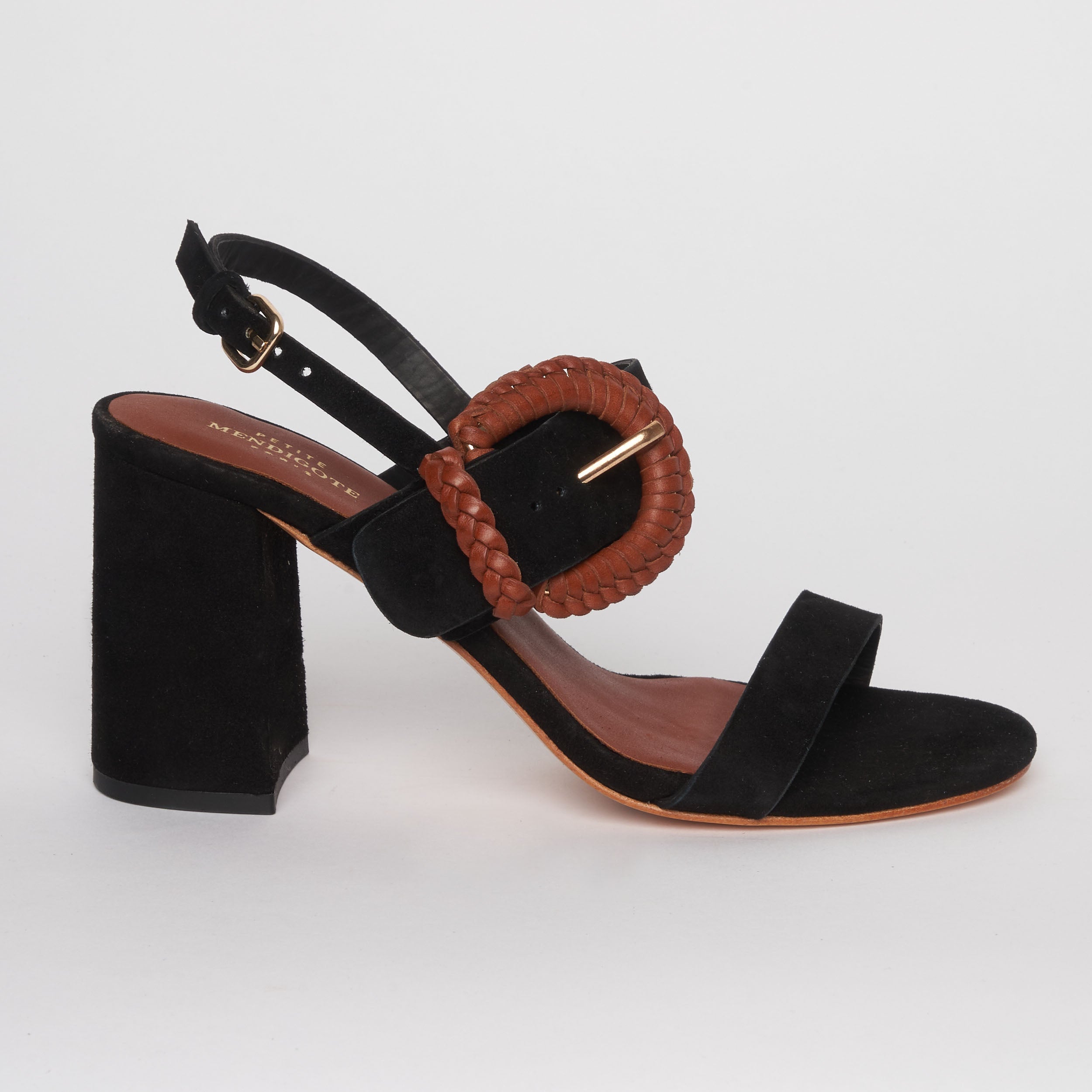 Carrie Heeled Sandals - Black