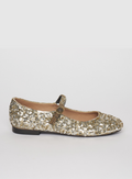 Ballerines Claudia Sequins - Or/Argent