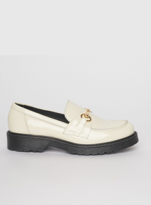 Come Vernis Loafers - Ecru