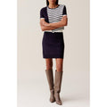 Wool Short Skirt with Elasticated Waistband
