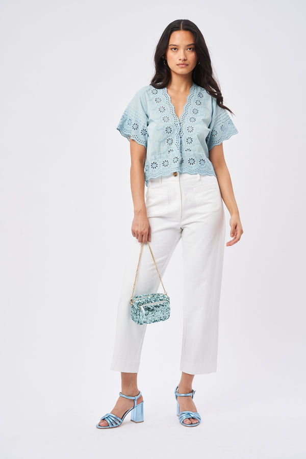 Pantalon Peneloppe Twill - Blanc