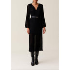 Claudie Pierlot - Sheer Pleated Long Dress