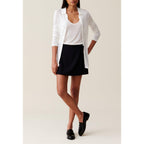 Buttoned Wrap Skirt Shorts